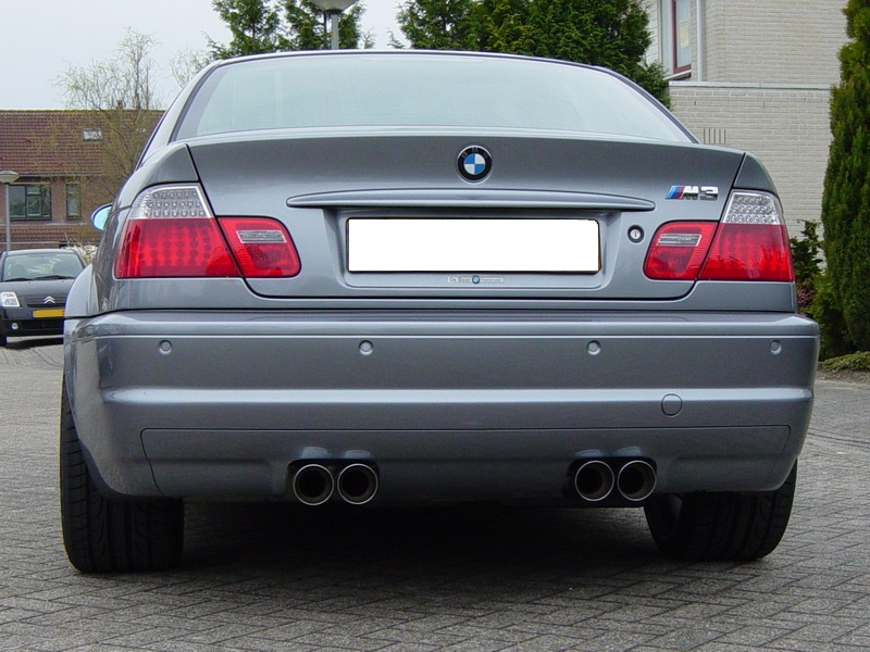 eisenmann Einddemper BMW E46 M3 2x83mm rond